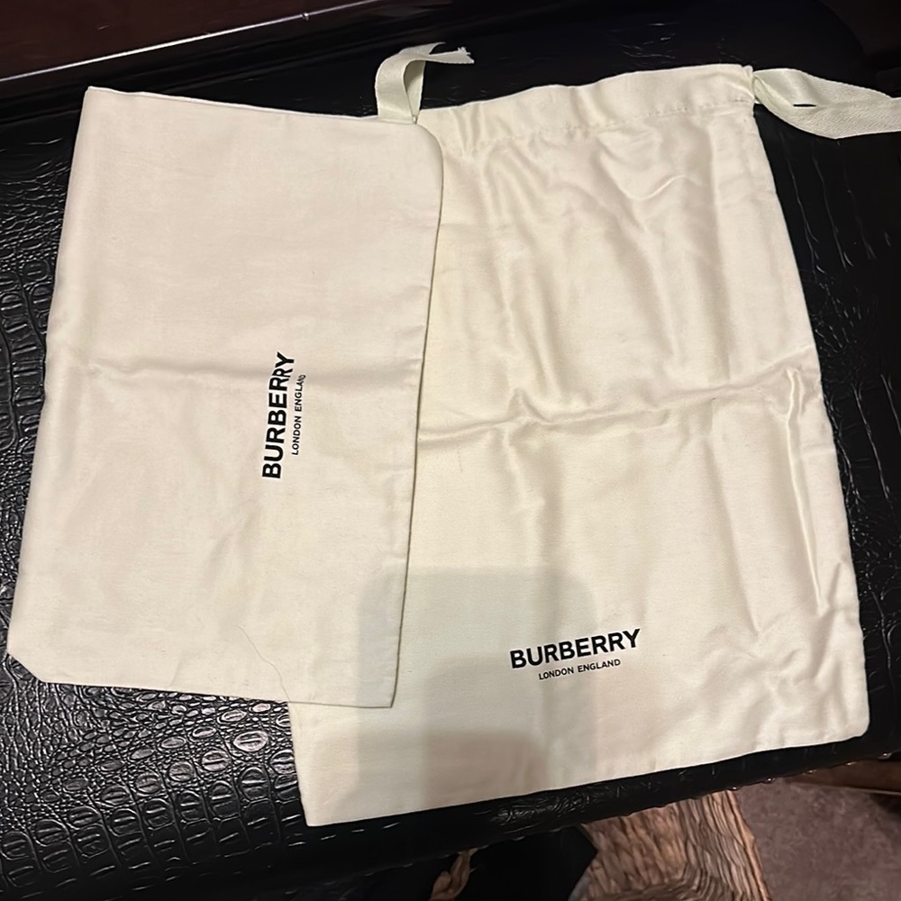Burberry Cream Dust Bags